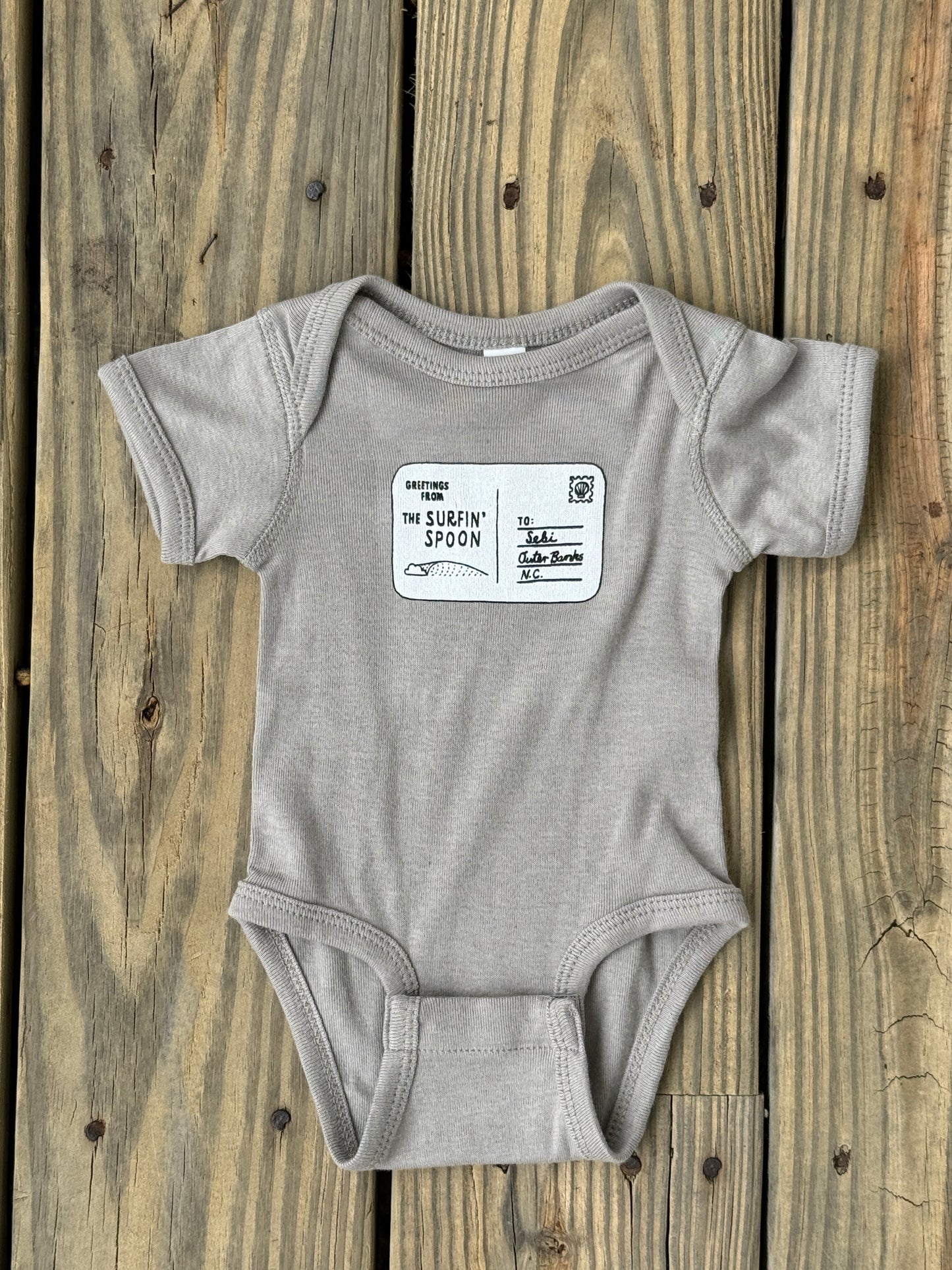 Infant Sebi's Postcard Onesie