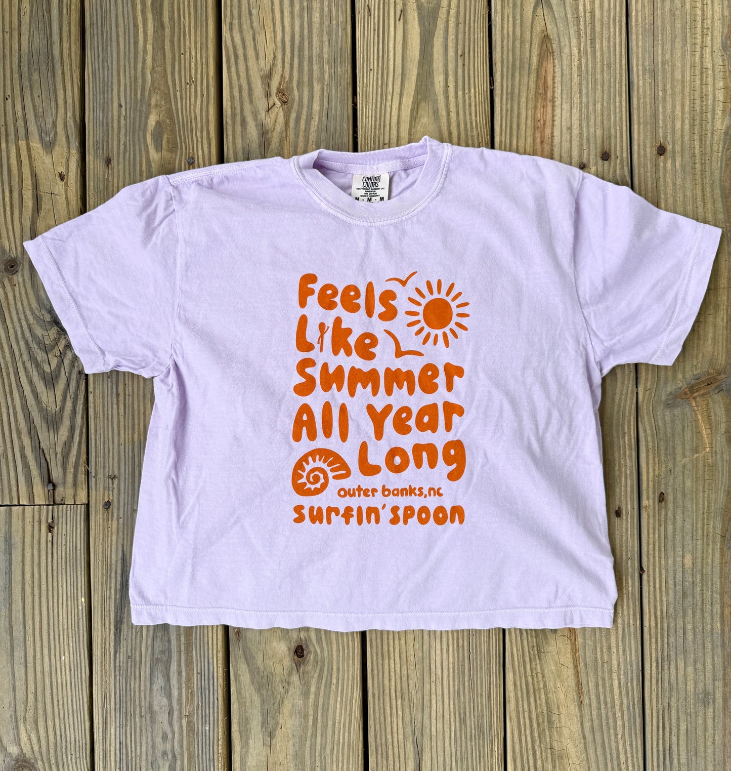 'Feels Like Summer' Cropped Tee