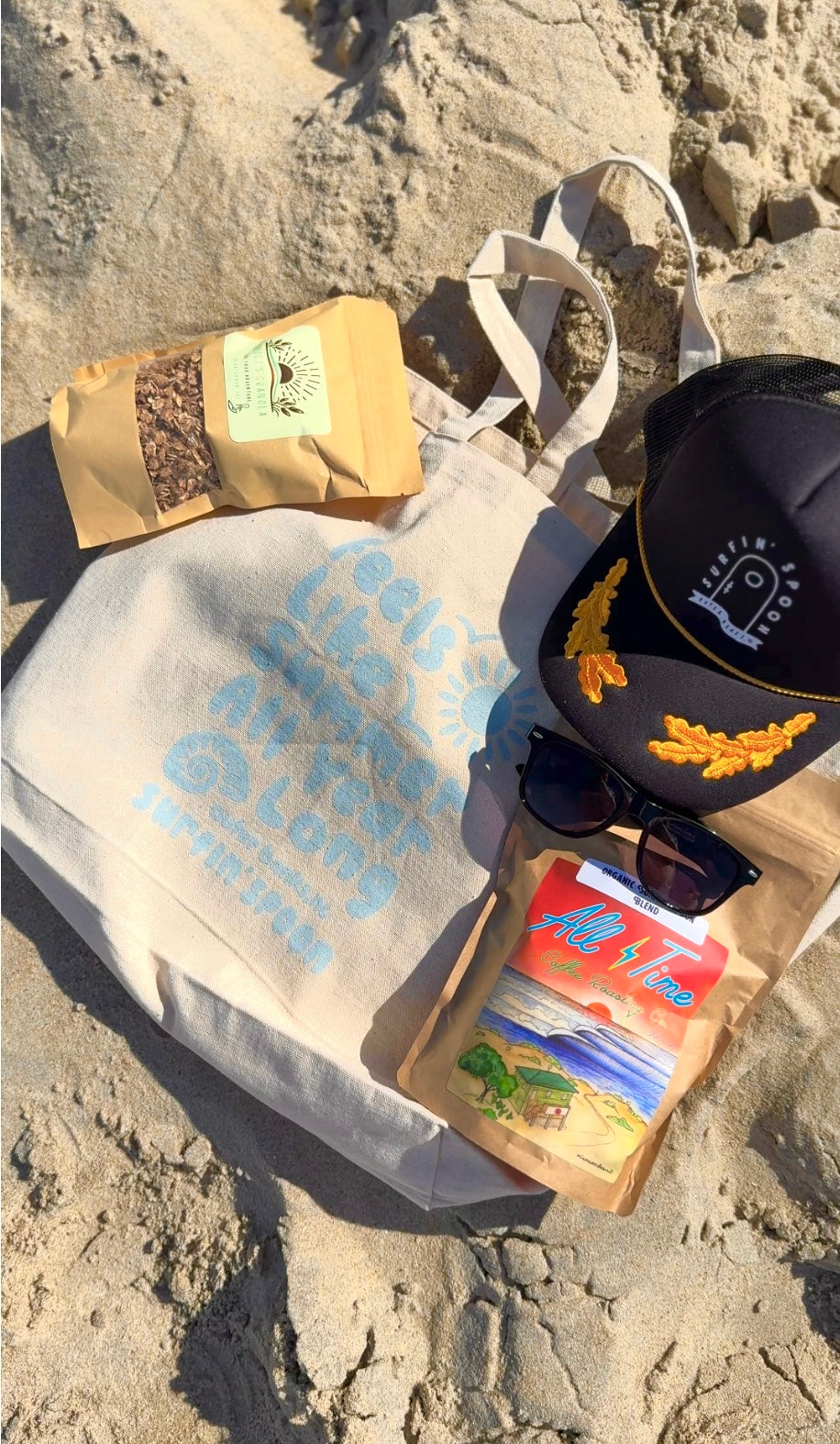 NEW!! Feels Like Summer Canvas Bag