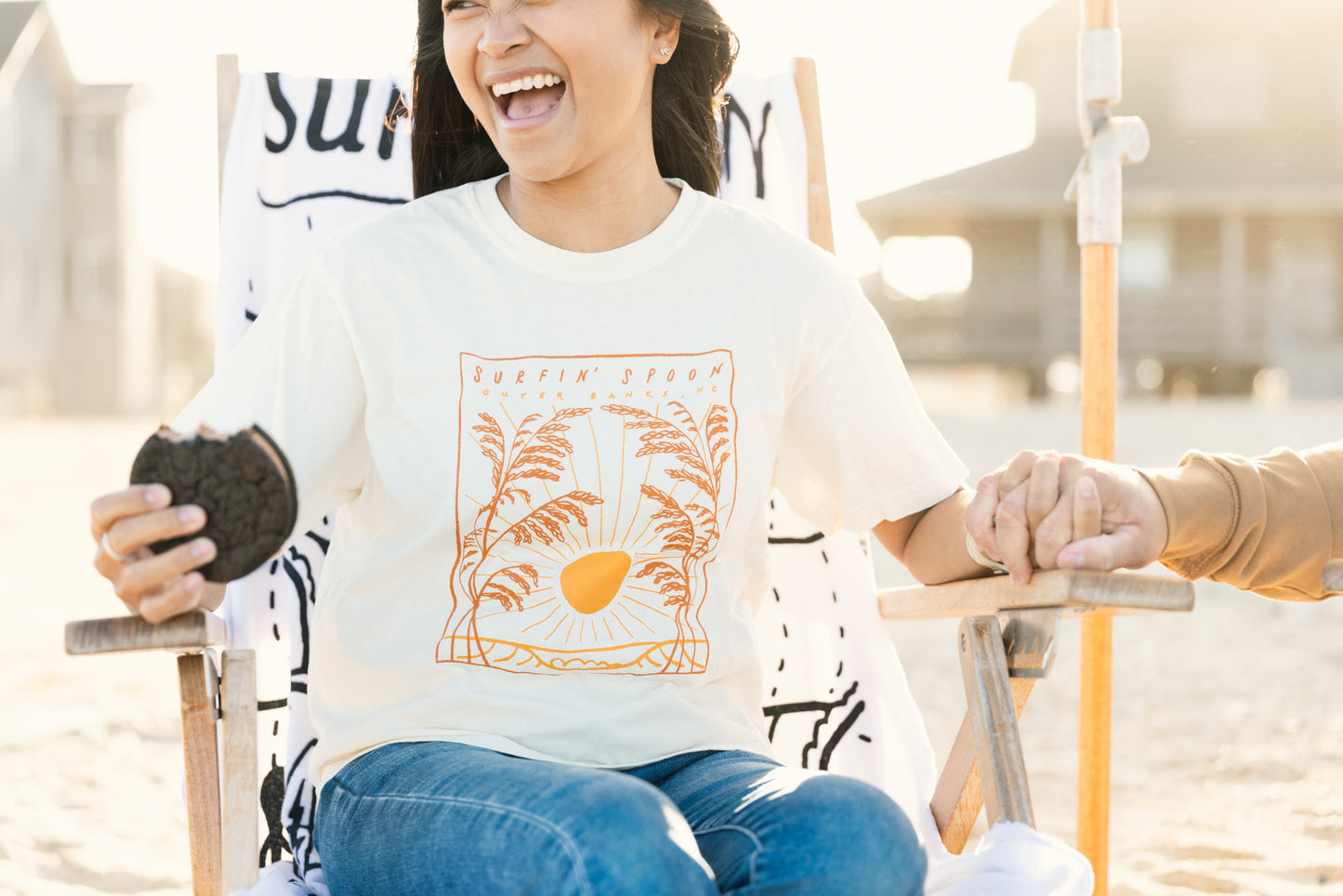 Cropped Summer Sunrise Tee