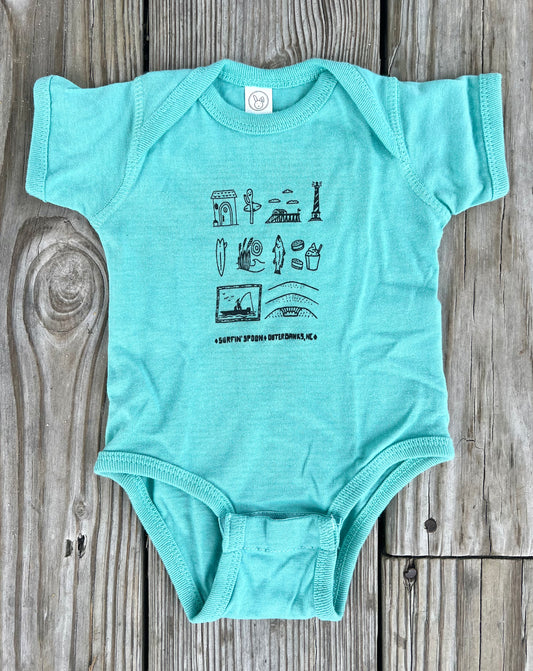 Infant Spoon Icon Onesie