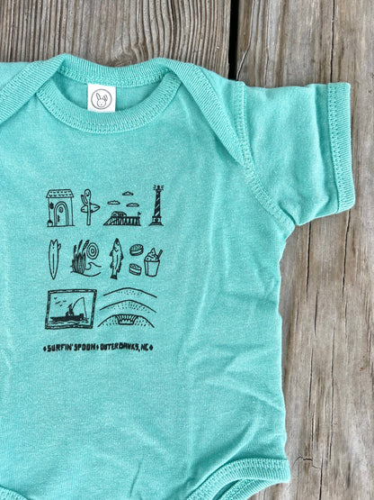 Infant Spoon Icon Onesie