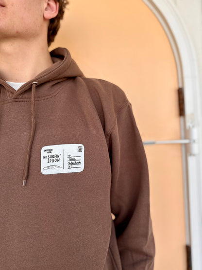 Sebi Postcard Hoodie - Brown