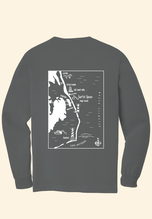 Sebi Map Long Sleeve Tee