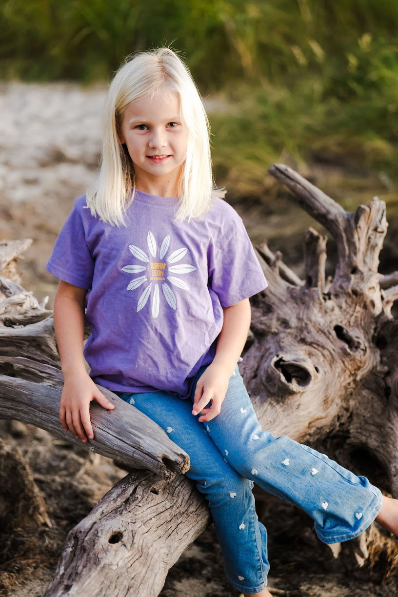 Kids Surf Flower Tee