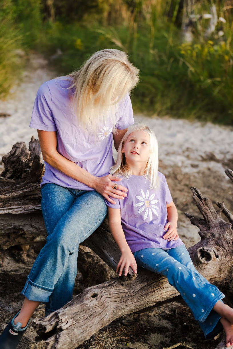 Kids Surf Flower Tee