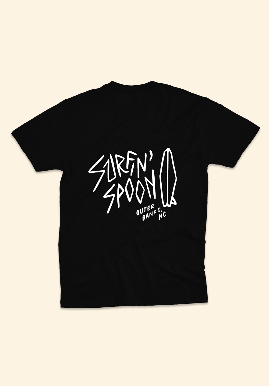 Retro Spoon Script Tee – surfinspoon