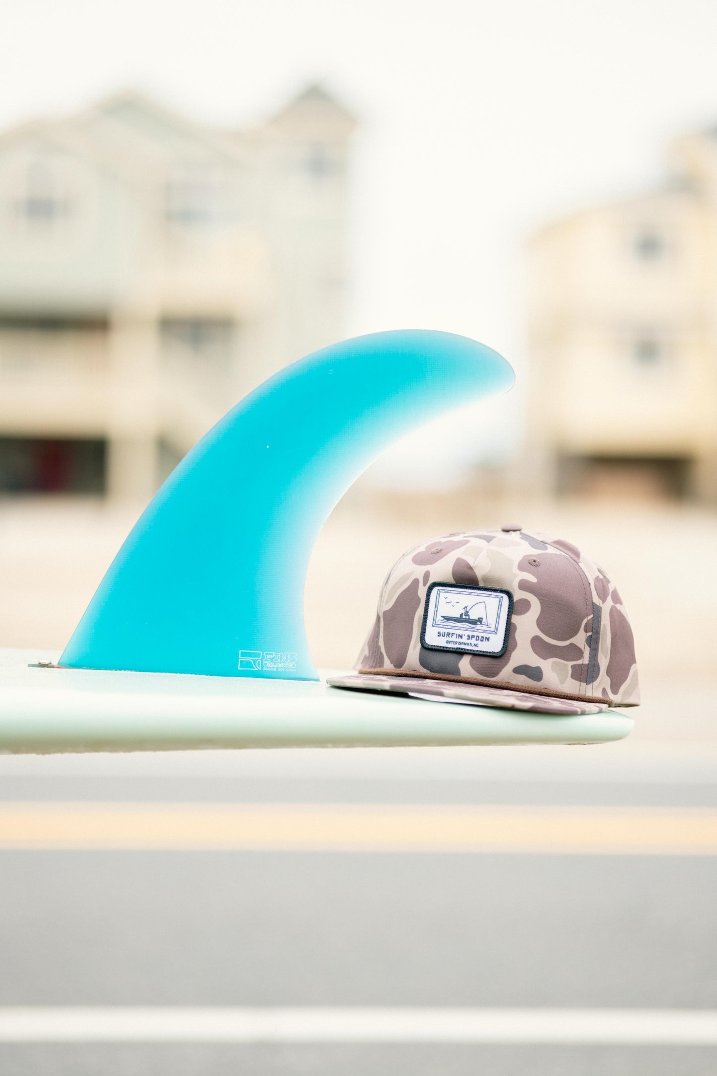 'Sebi Fishing' Light Camo Flat Brim Hat