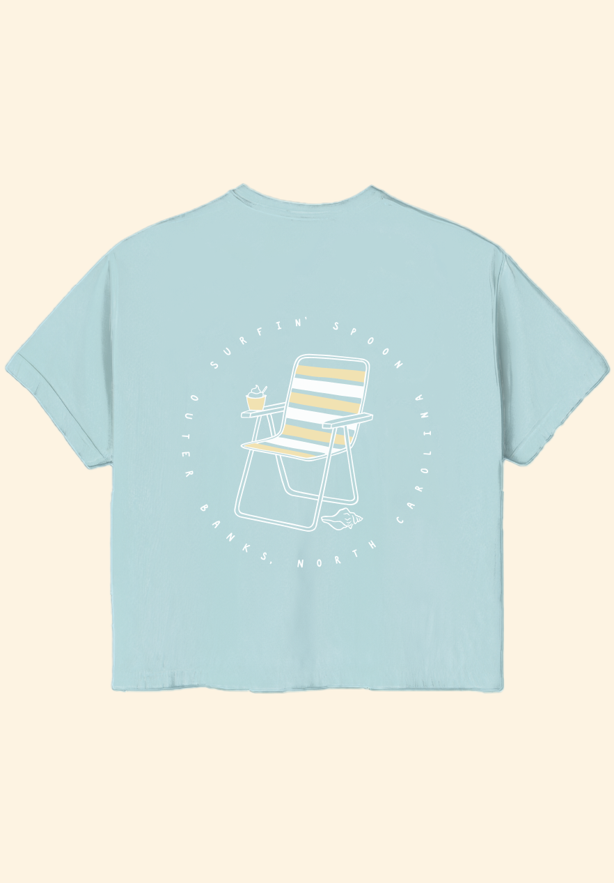 NEW! 'Beach Chair' Cropped Tee