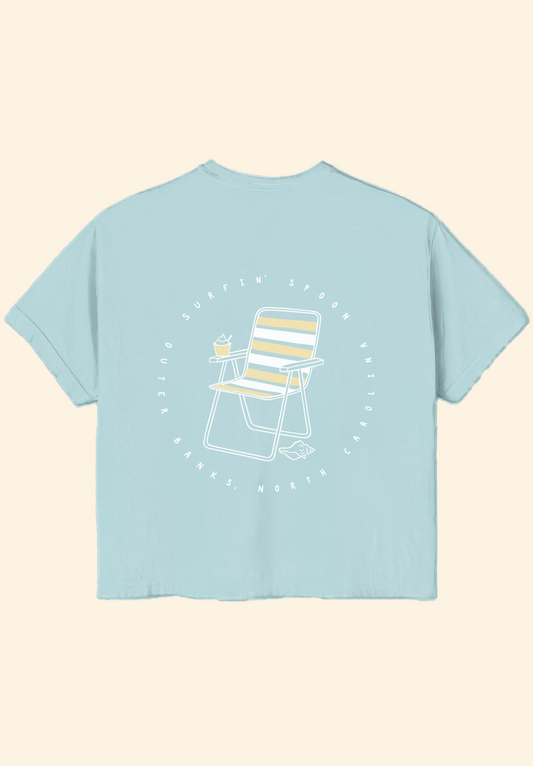NEW! 'Beach Chair' Cropped Tee