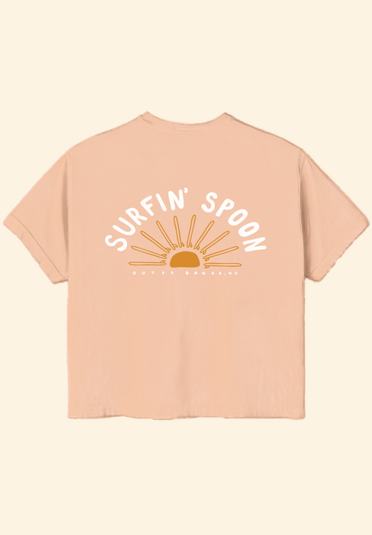 NEW! 'Sunrise Sesh' Cropped Tee